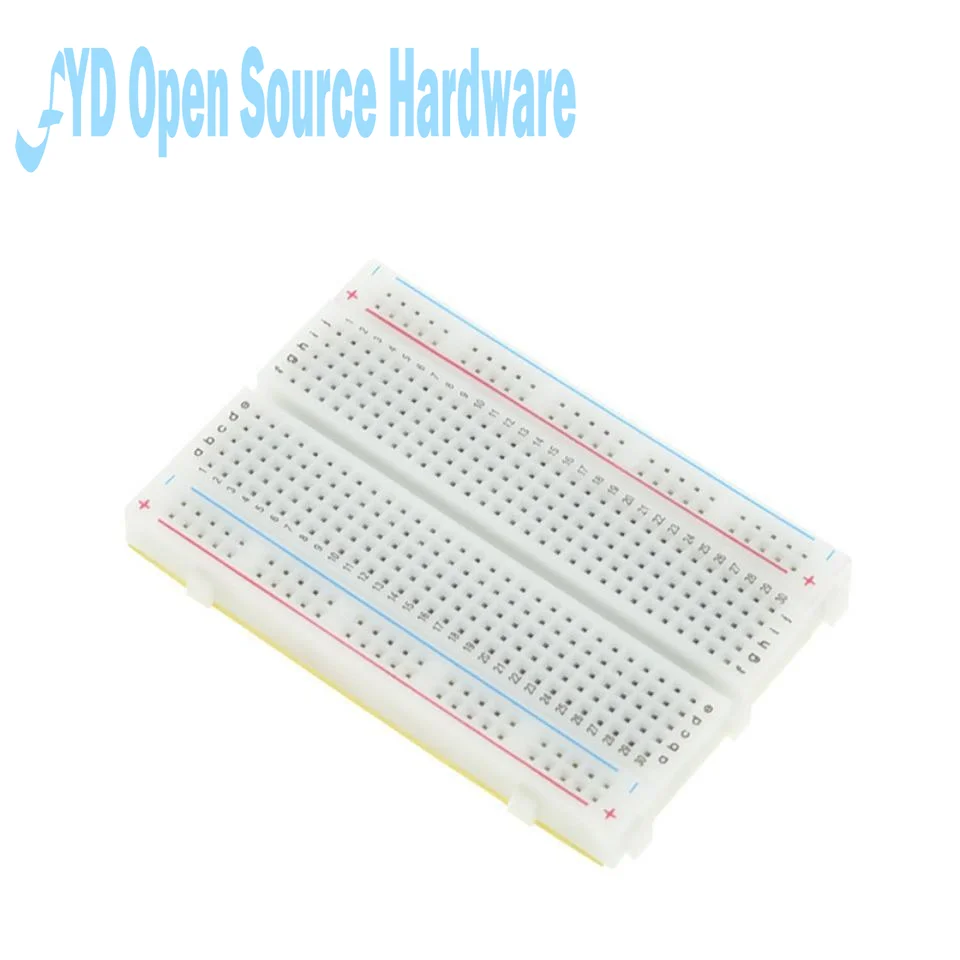 Mini Test Protoboard DIY Bread Board 400 Tie Points Holes Universal Solderless PCB Breadboard For Bus Test Circuit Board MB102