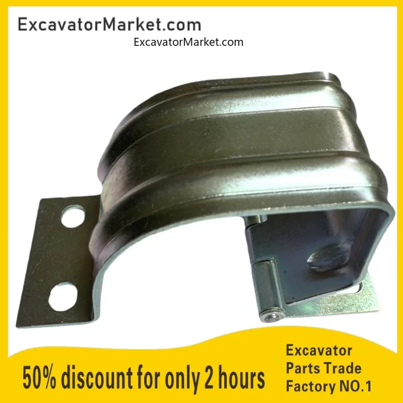 Doosan Daewoo Excavator Accessories Dh55/60 Machine Cover Rubber Chain Trunk Hinge Rear Cover Hinge Thickened