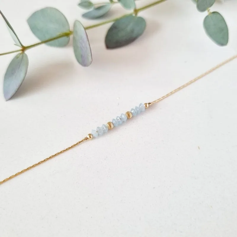 Bracelet Aigue-Mari… - image