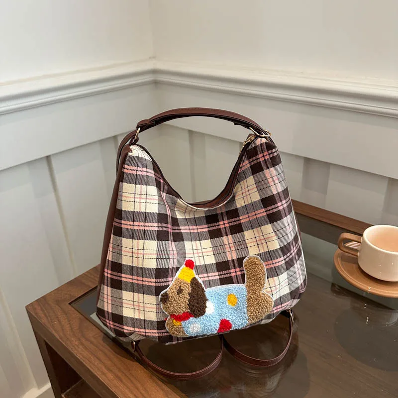 Popular foreign style large capacity multi-purpose backpack retro fashion simple commuter shoulder tote bag