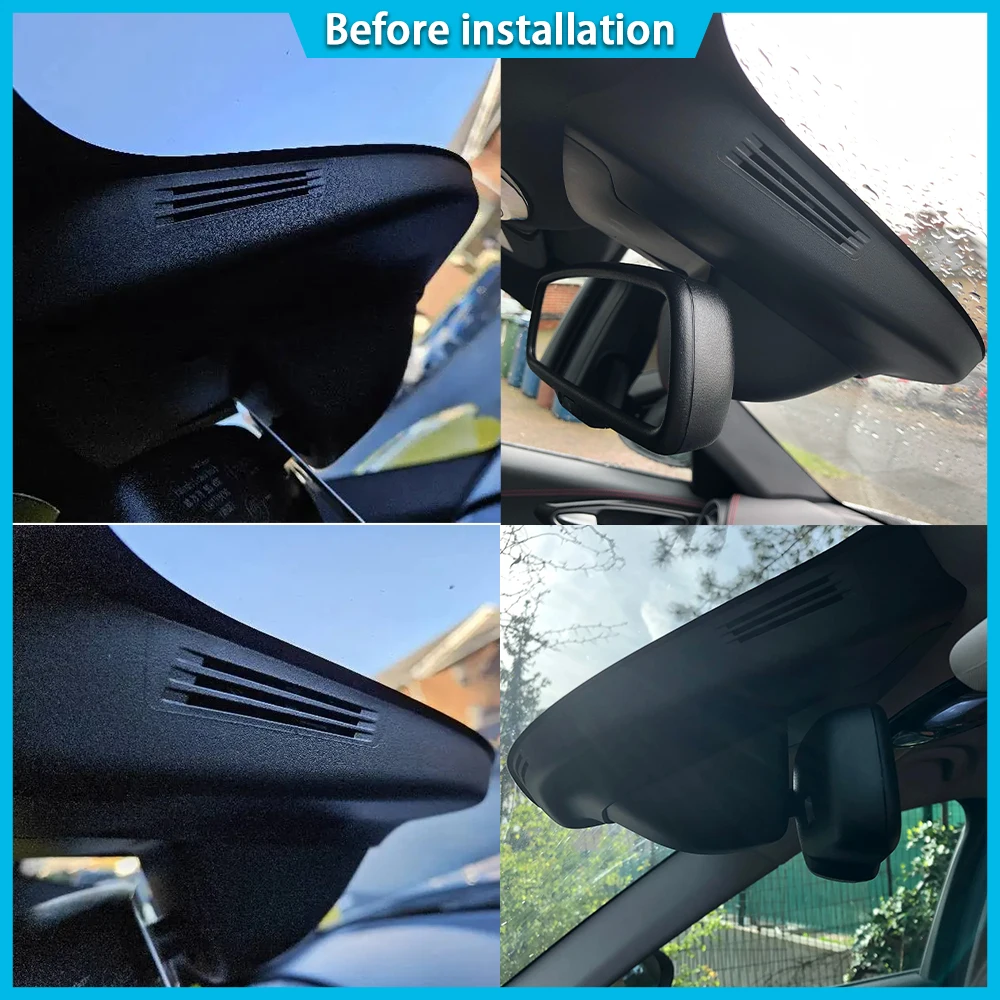 for Alfa Romeo Stelvio 949 Giulia 952 2016-2025 Wifi 4K DVR Dash Cam Camera Lens Video Recorder Night Vision 24h Monitor