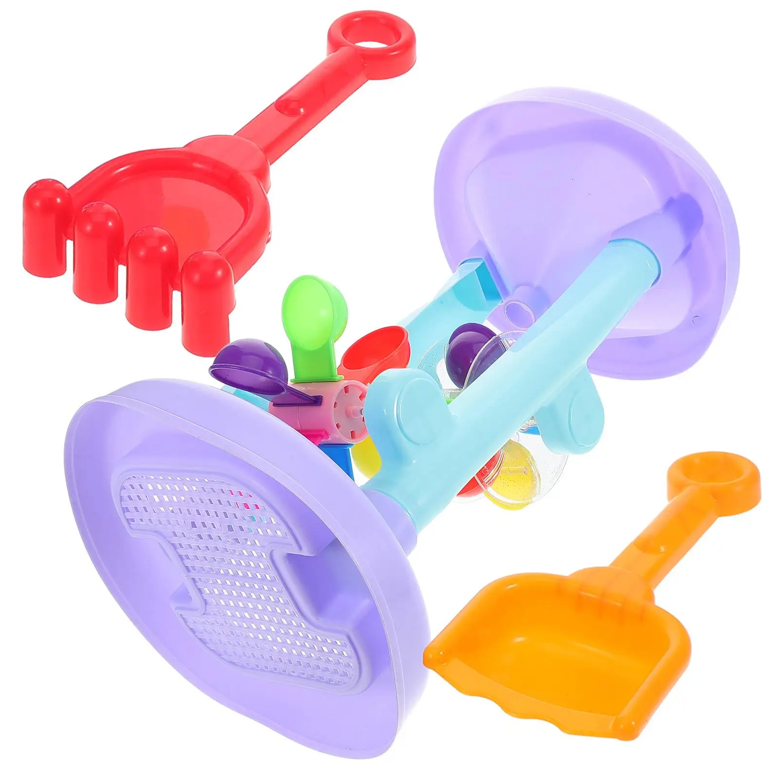 Giocattoli di sabbia Giocattolo da spiaggia per bambini Giocattolo da scavo di sabbia Giocattolo interattivo per bambini Plastica Sicuro Robusto Pratico Uso duraturo Mare