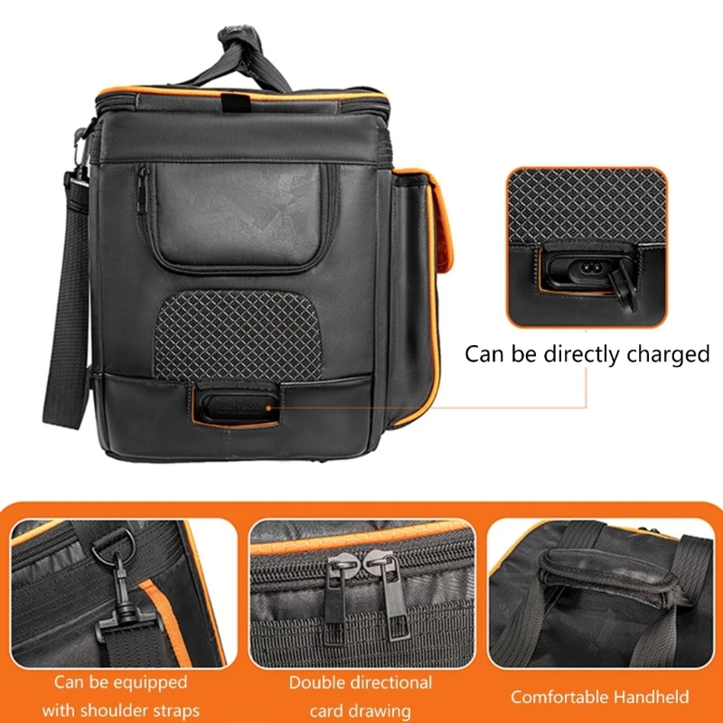 Durability Travel Bag With Soft Lining Shoulder Strap For Speaker Carrying Case