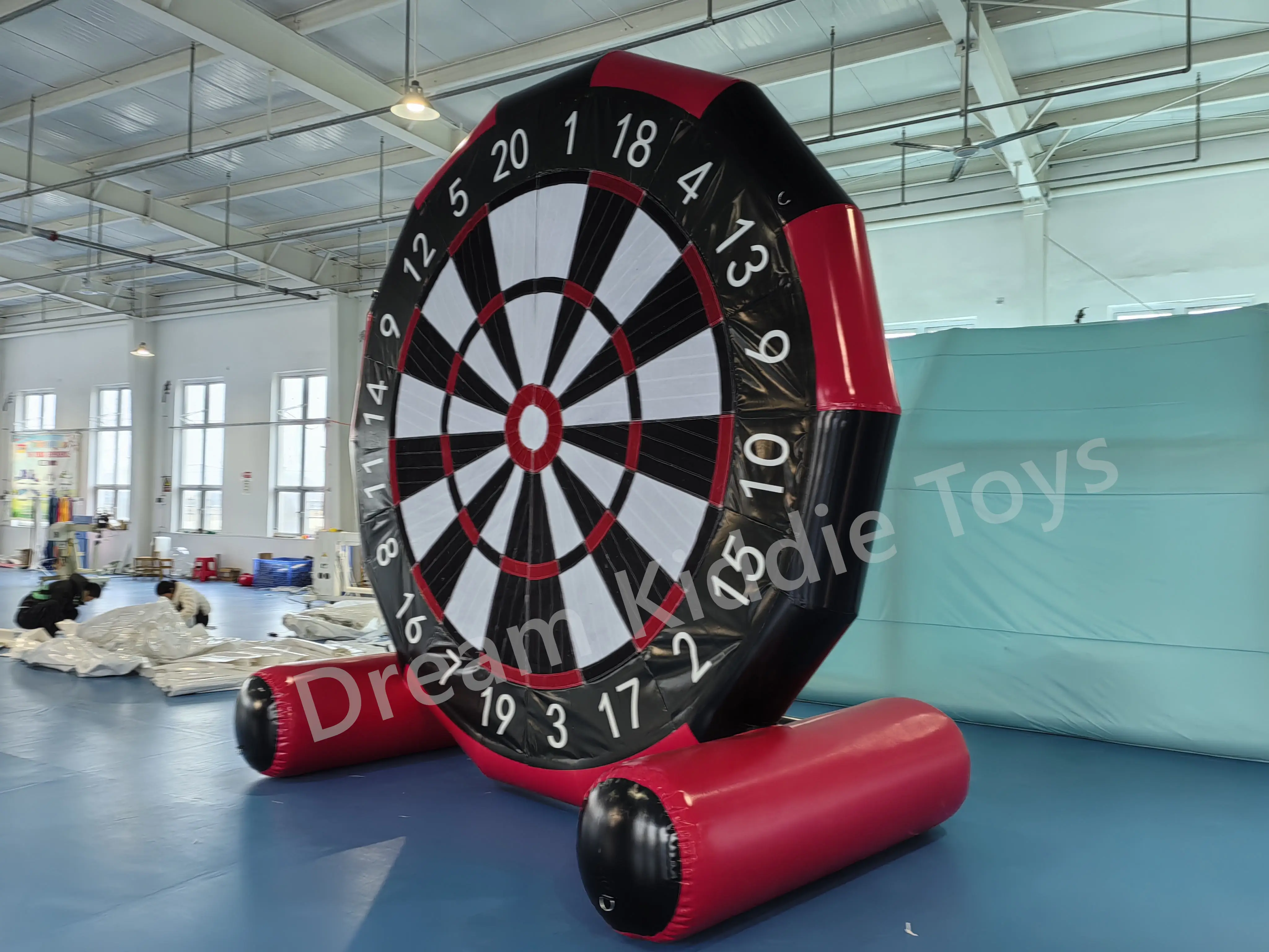 3m Inflatable Dart Bouncy Shooting Target Football Kick Dart Inflatable Soccer Dart for Fun