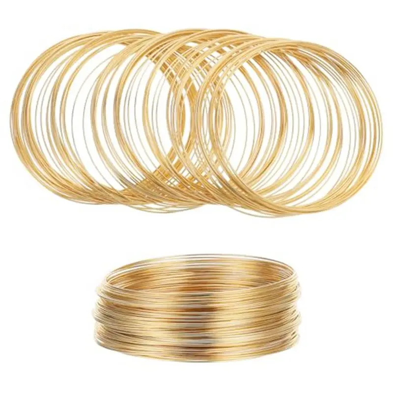 

ABZL 100 Loop Jewelry Wire, Memory Wire For Jewelry Making Bracelets Beading Wire For Jewelry Making