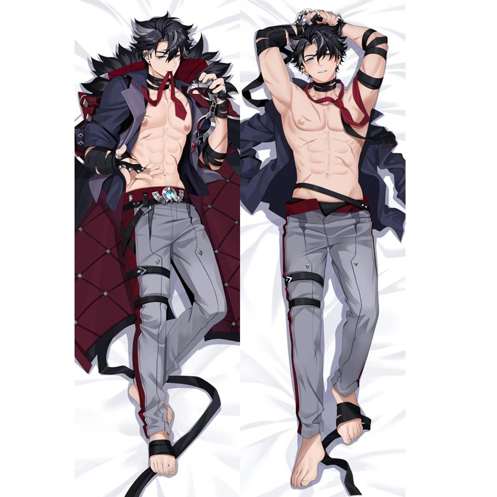 Anime Wriothesley Two-dimens Anime Game Genshin Impact Dakimakura Pillowcase Hugging Body Pillow Cover No Filler