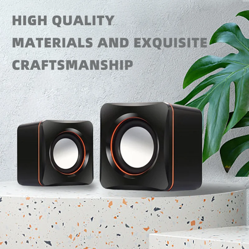 Mini USB Wired Speaker Mini Laptop Desktop Portable Laptop Speaker Multimedia Mini Computer Audio Laptop 3.5 Connector