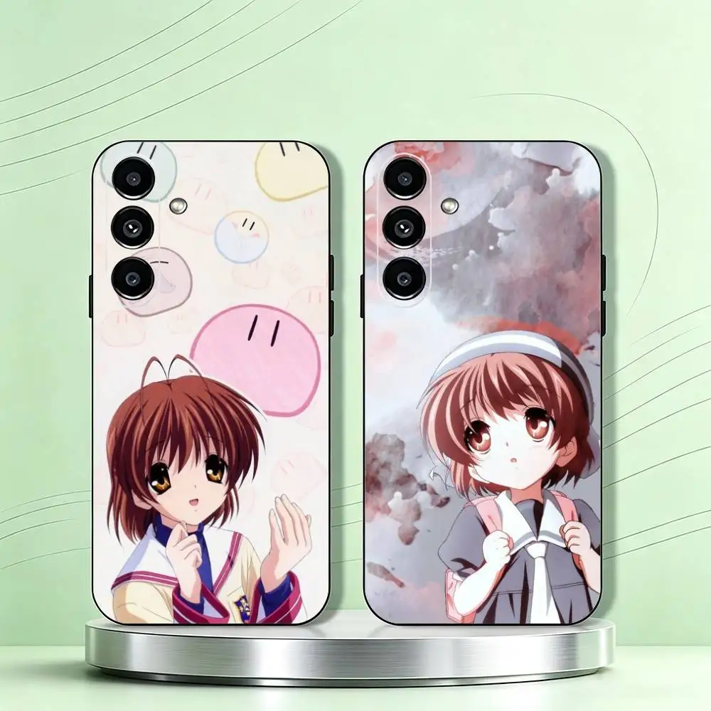 C-Clannad After Story-S  Phone Case For Samsung Galaxy A73,A72,A71,A70,A53,A52,A51,Others Soft Black Cover Gift