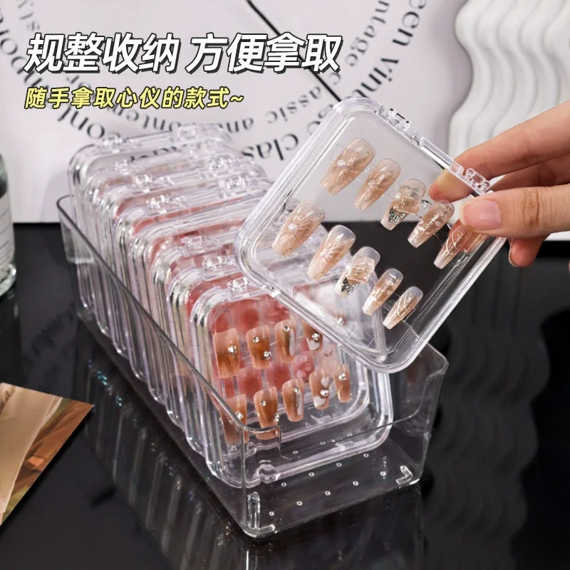 Caja de almacenamiento acrílica transparente, estuche organizador de insignias, joyería, caja protectora cuadrada sellada, caja a prueba de polvo para ropa de muñeca de algodón