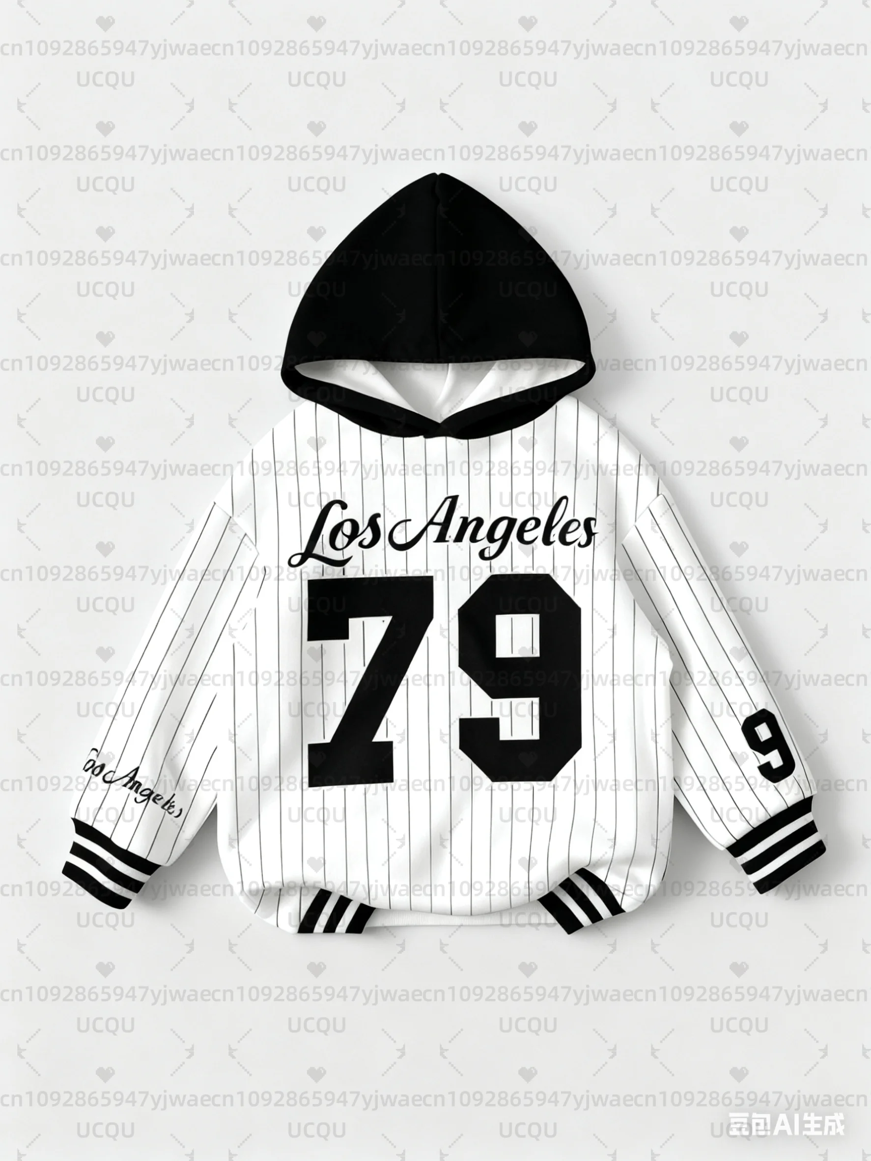 Sweat à capuche Los Angeles pour femmes, imprimé 3D, pull à manches longues, décontracté, Streetwear, dessin animé, sweat à capuche à rayures pour hommes