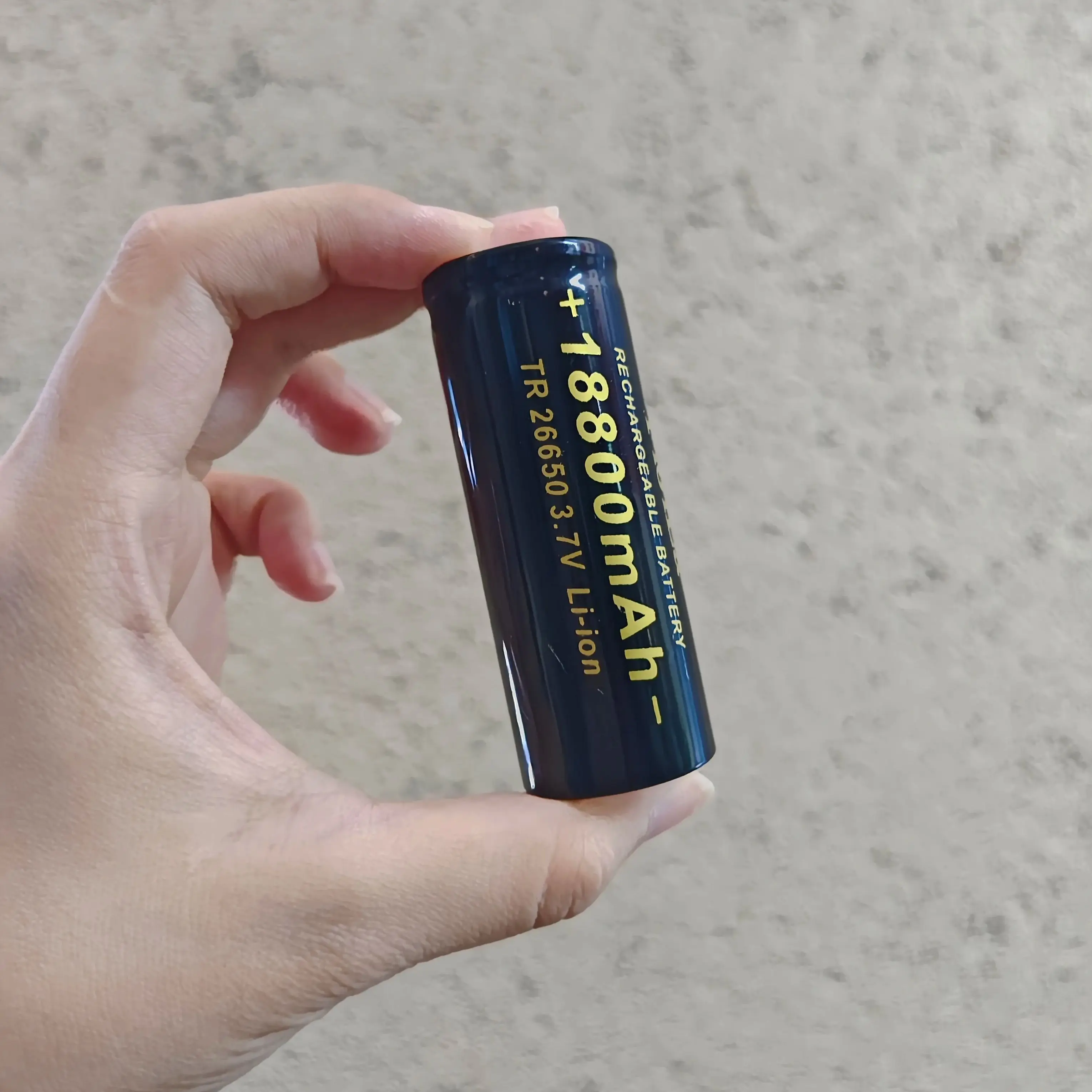 

100% Original high quality 26650 battery 18800mAh 3.7 V 50A lithium ion battery for 26650 LED flashlight