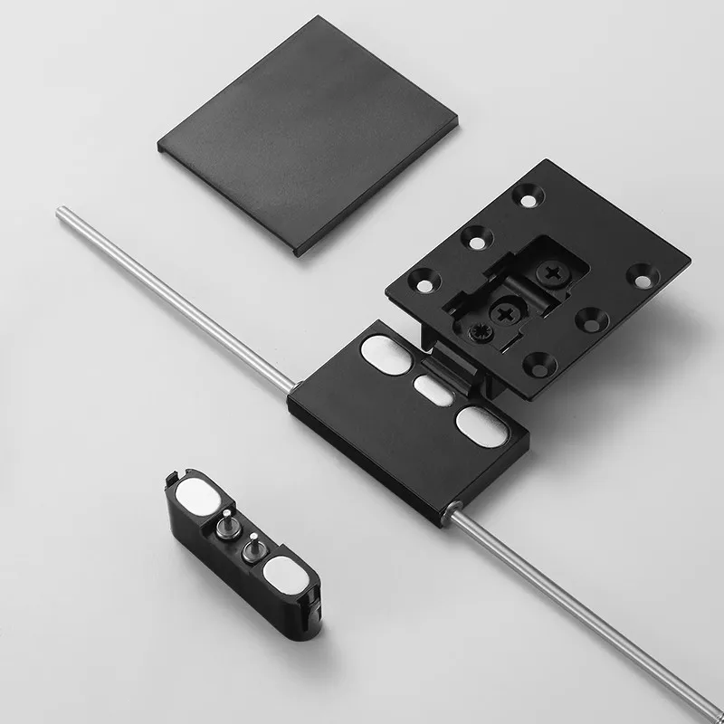 Furniture Hardware Accessory for Cabinet Closet Glass Door Door Heavy Zinc Alloy Invisible Hinge for Aluminum Frame Door