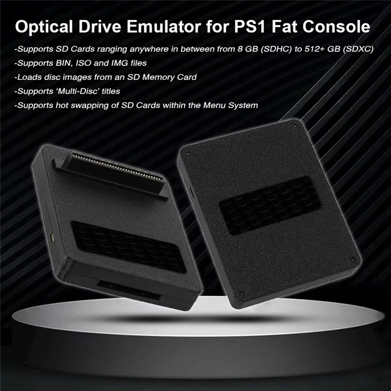 

B86B-For PS1 Fat Retro Game Console Optical Drive Emulator Kit Gaming Accessories For PS1 Game Console With 32G SD Card