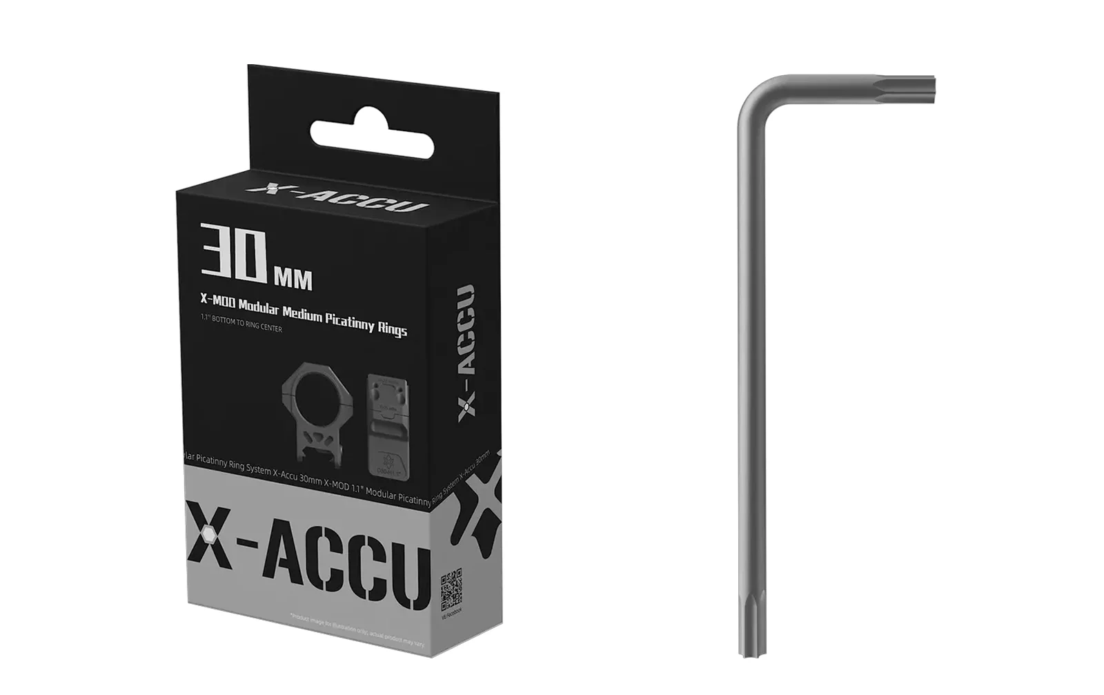 Vector 30mm Zielfernrohrringe Picatinny-Halterung X-Mod Modular 7075-T6 Aluminium 0,95" 1,1" 1,25" Hohe Zielfernrohrringe – Detail 8