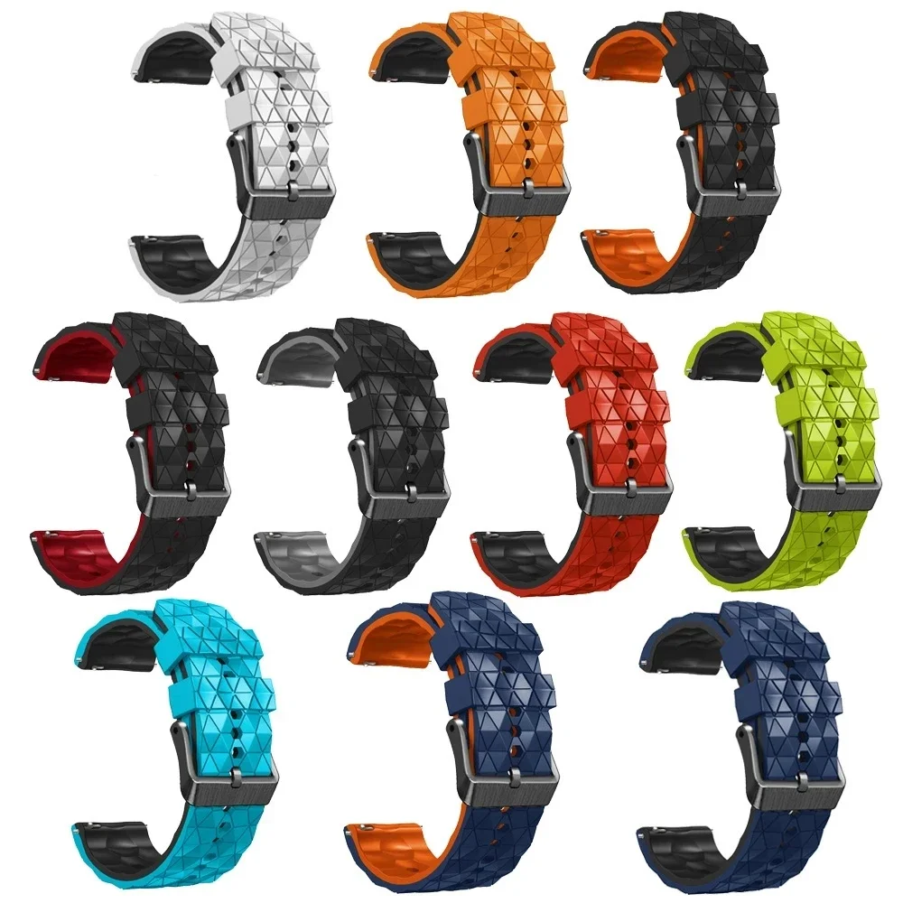 22mm Silicone sport Straps For HUAWEI WATCH GT Magic GT Honor Watch 3/3 Pro Magic Runner 46mm Wristband Bracelet Accessories