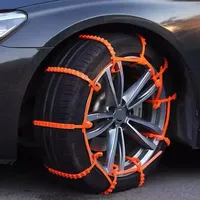 Anti Skid Snow Car Thickened Nylon Chain Tyre Chain Set Wheel Ties Belts Tires Chains Winter Anti-Slip Car Accessories