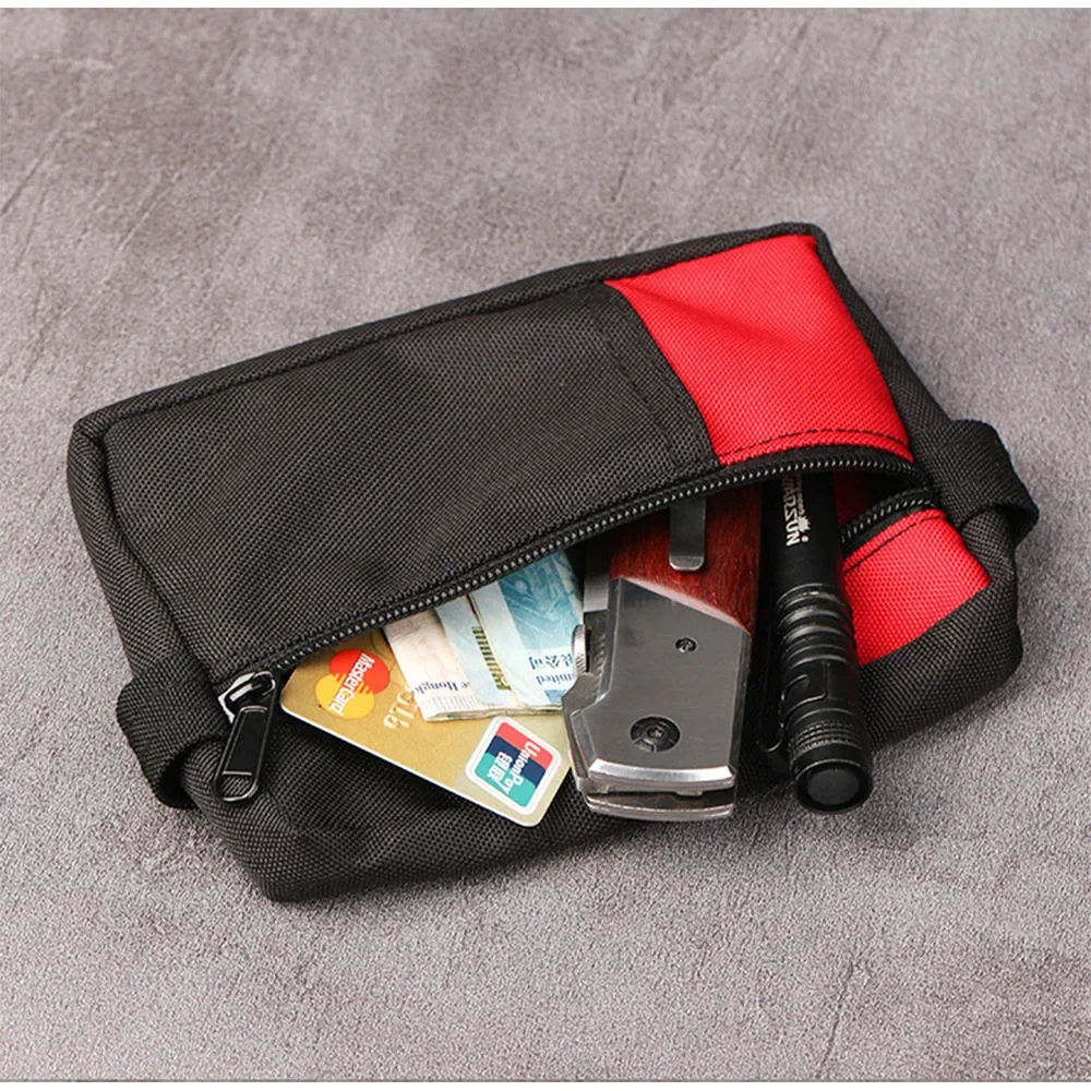 Tactical Mini Pouch Durable Wallet Outdoor Multi Card Bag Tool Storage Bag Molle Pouch Wallet Portable Key Card Case Pouch Bag