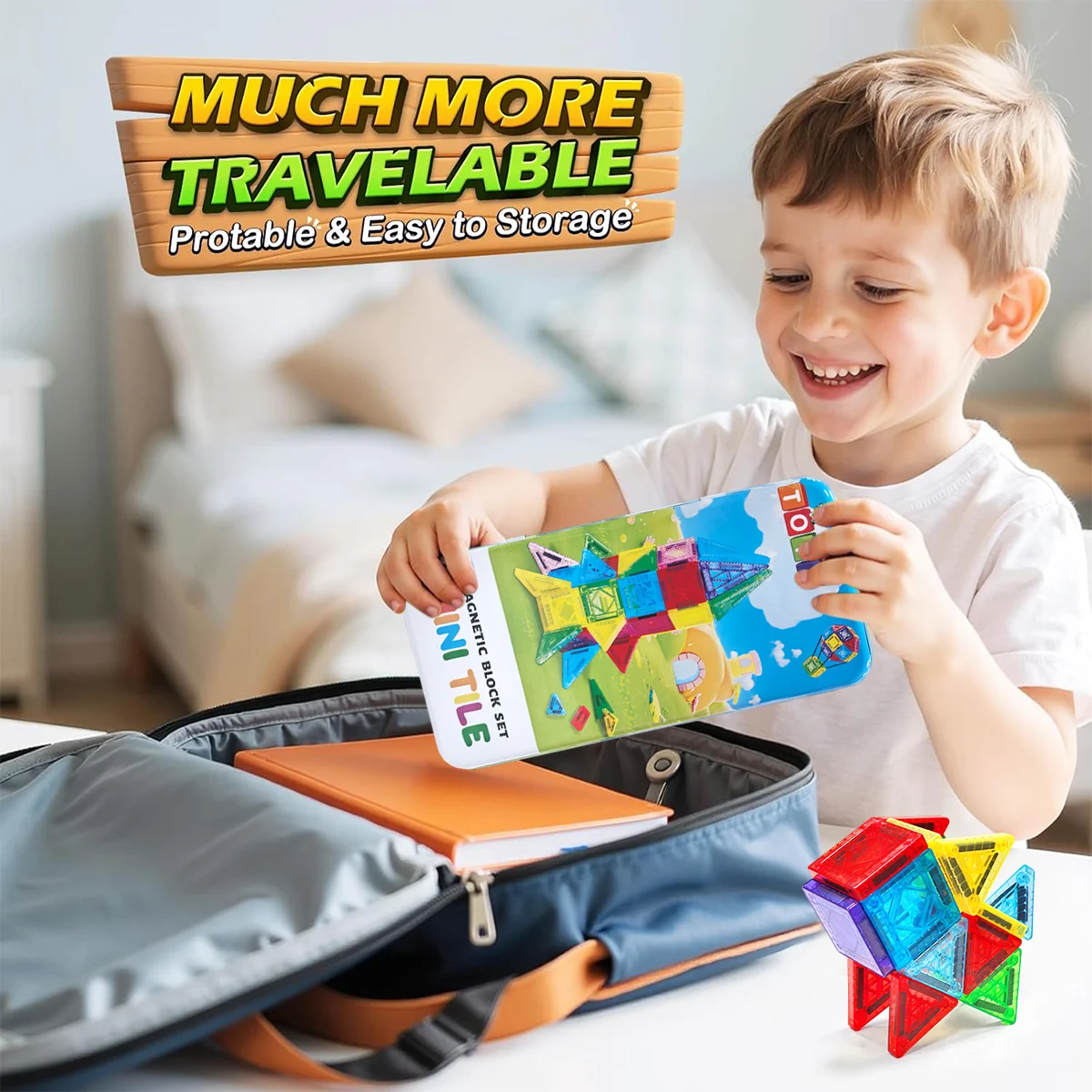 Zestaw Magnetycznych Klocków DIY Mini Klocki Magnetyczne 3D Zabawki Edukacyjne Montessori Dla Dzieci Prezenty 28/36/43 SZT.