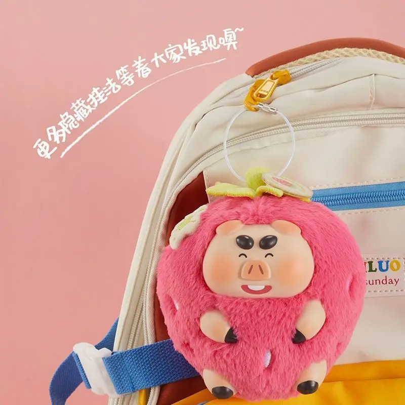 Adorable Original Pig Strong Fruit & Veggie Series Vinyl Face Trendy Blind Box Kawaii Pig Piggy Doll Pendant Collectible Figures