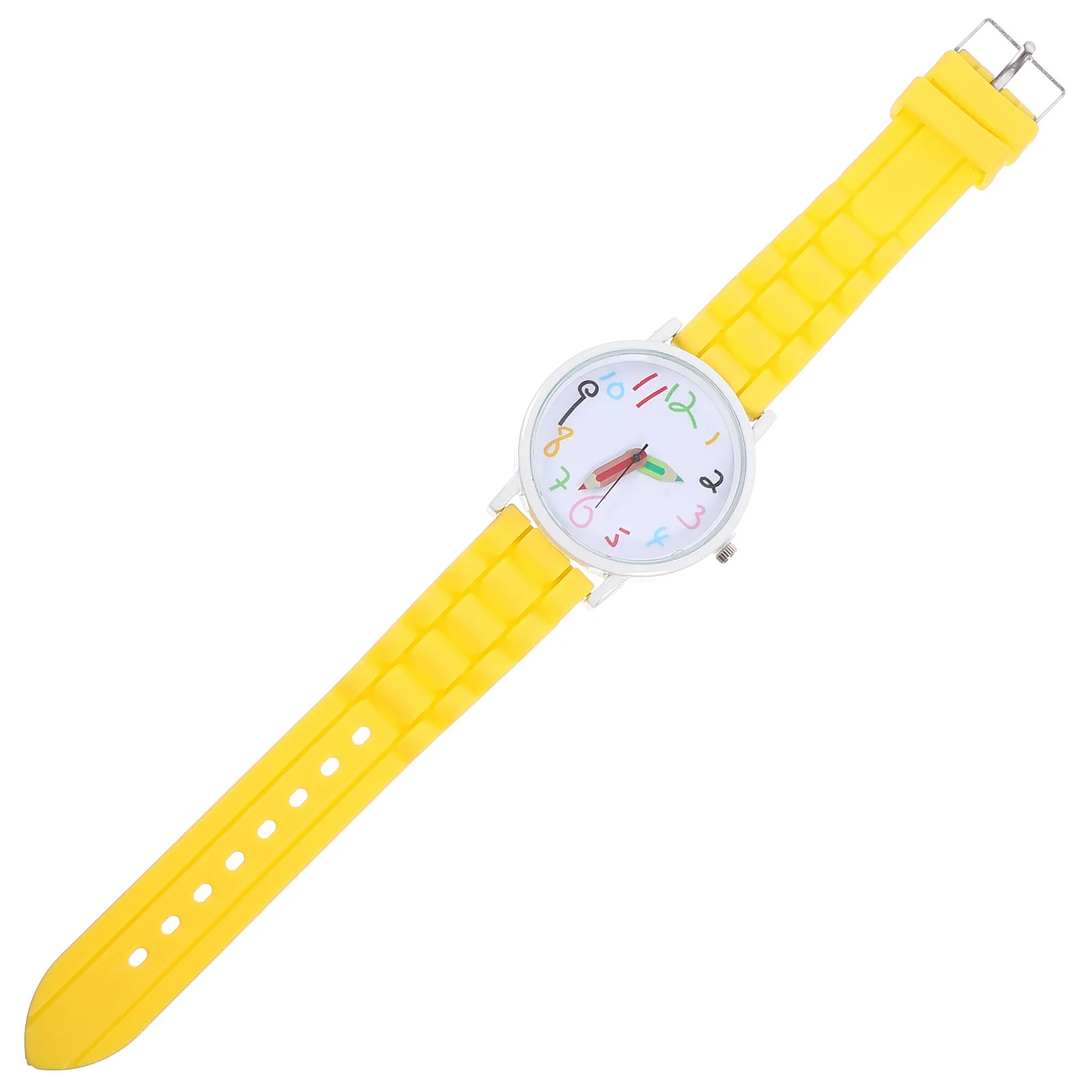 

1Pcs Kids Watch Yellow Fashionable Cartoon Design Precise Quartz Movement Durable Comfortable Strap for Children