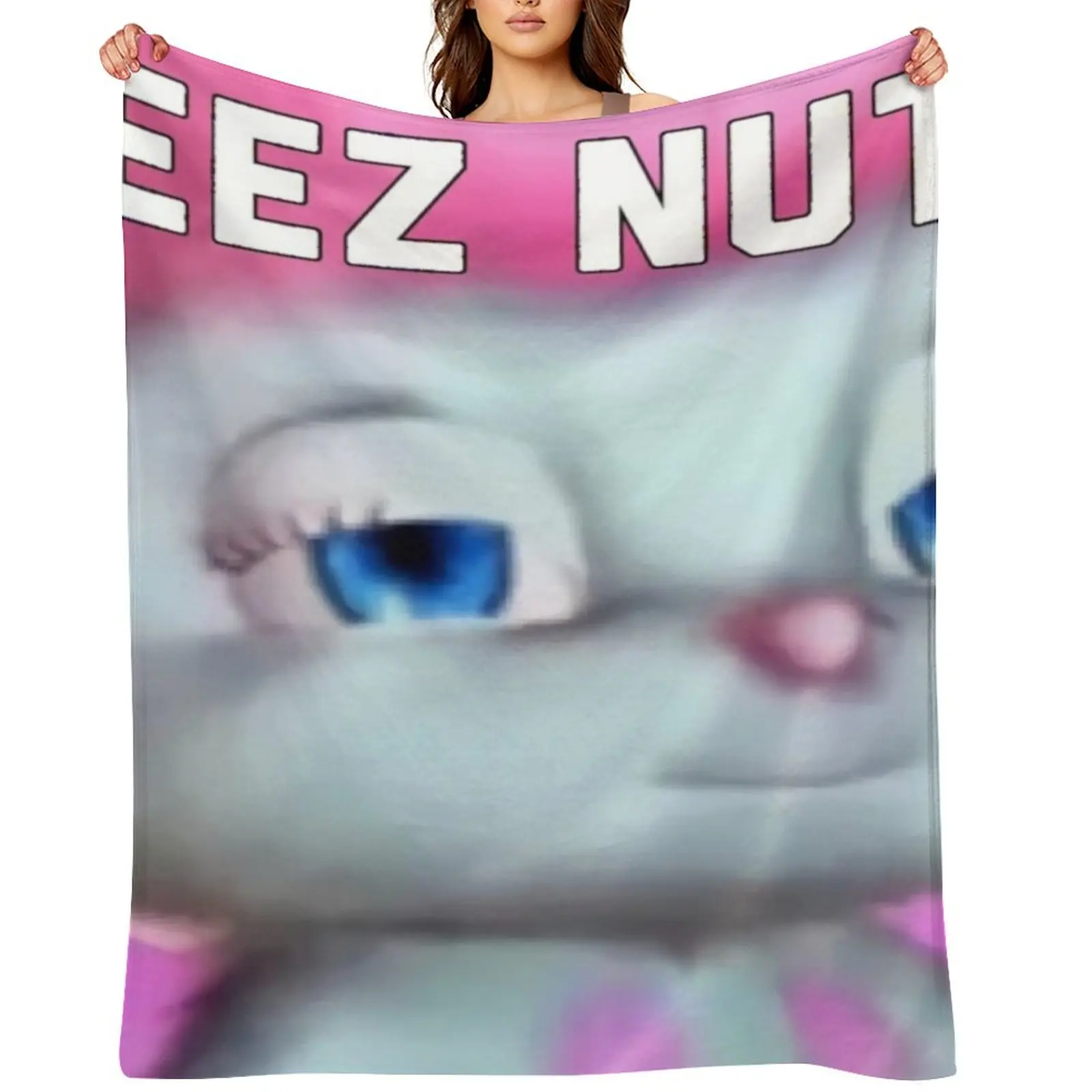 

Bibble Deez Nuts Throw Blanket warm winter Soft Big Weighted Comforter Blankets