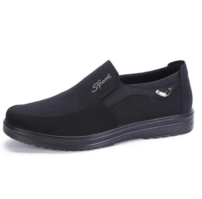 Sapatos masculinos de lona verão clássico mocassins sapatos casuais respirável andando sapatos planos zapatos tênis plus size 2023