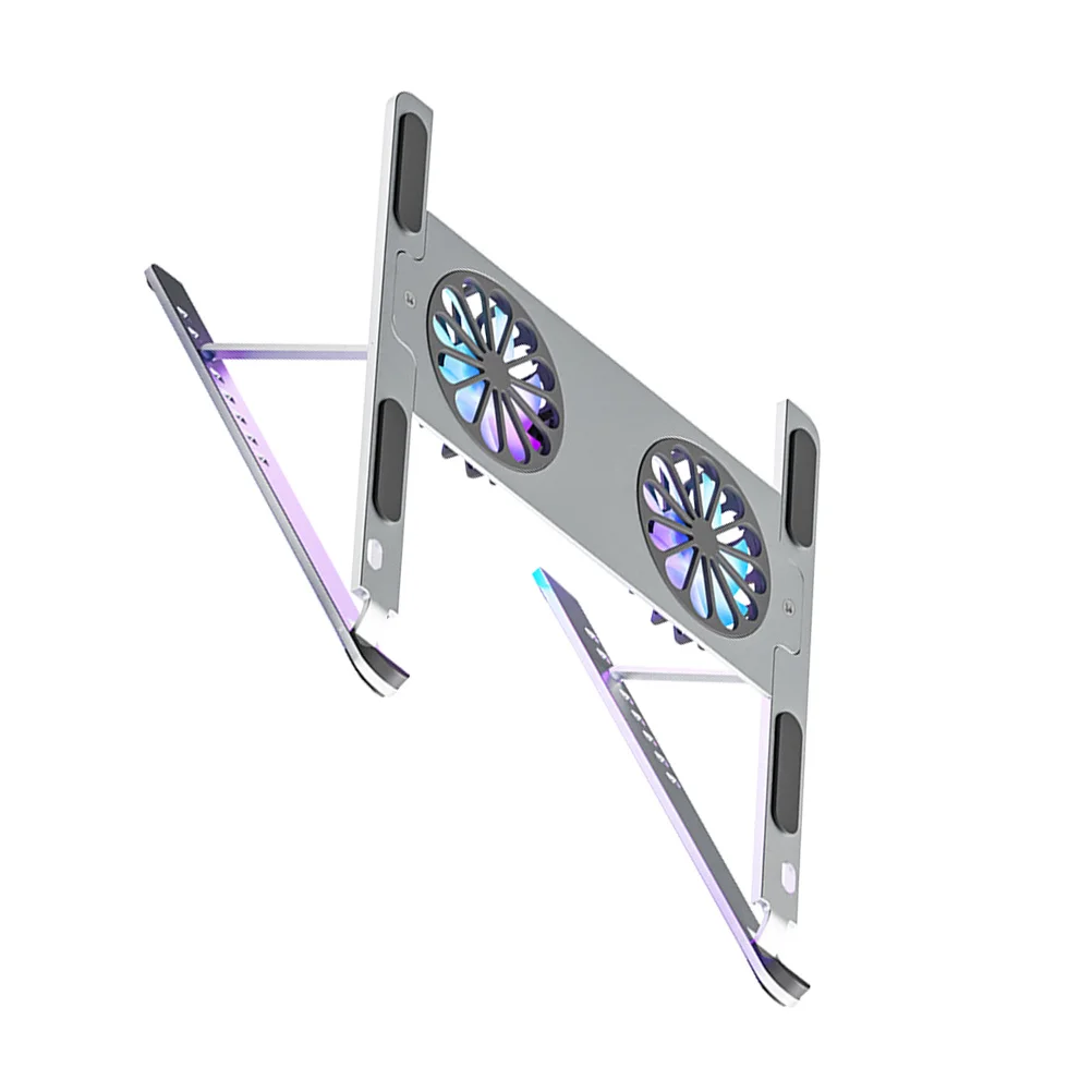 

Laptop Cooling Pad Adjustable Notebook Cooler Dissipation Quiet Fan For Gaming Long Use Laptop Ventilated