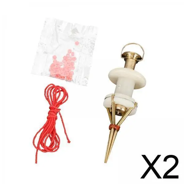 คลิปหนีบหนอนเลือด 2x, คลิปหนีบแบบพกพา 4 ขา, อุปกรณ์ตกปลา, ชุดคลิปหนีบสีแดง, คลิปหนีบเหยื่อ