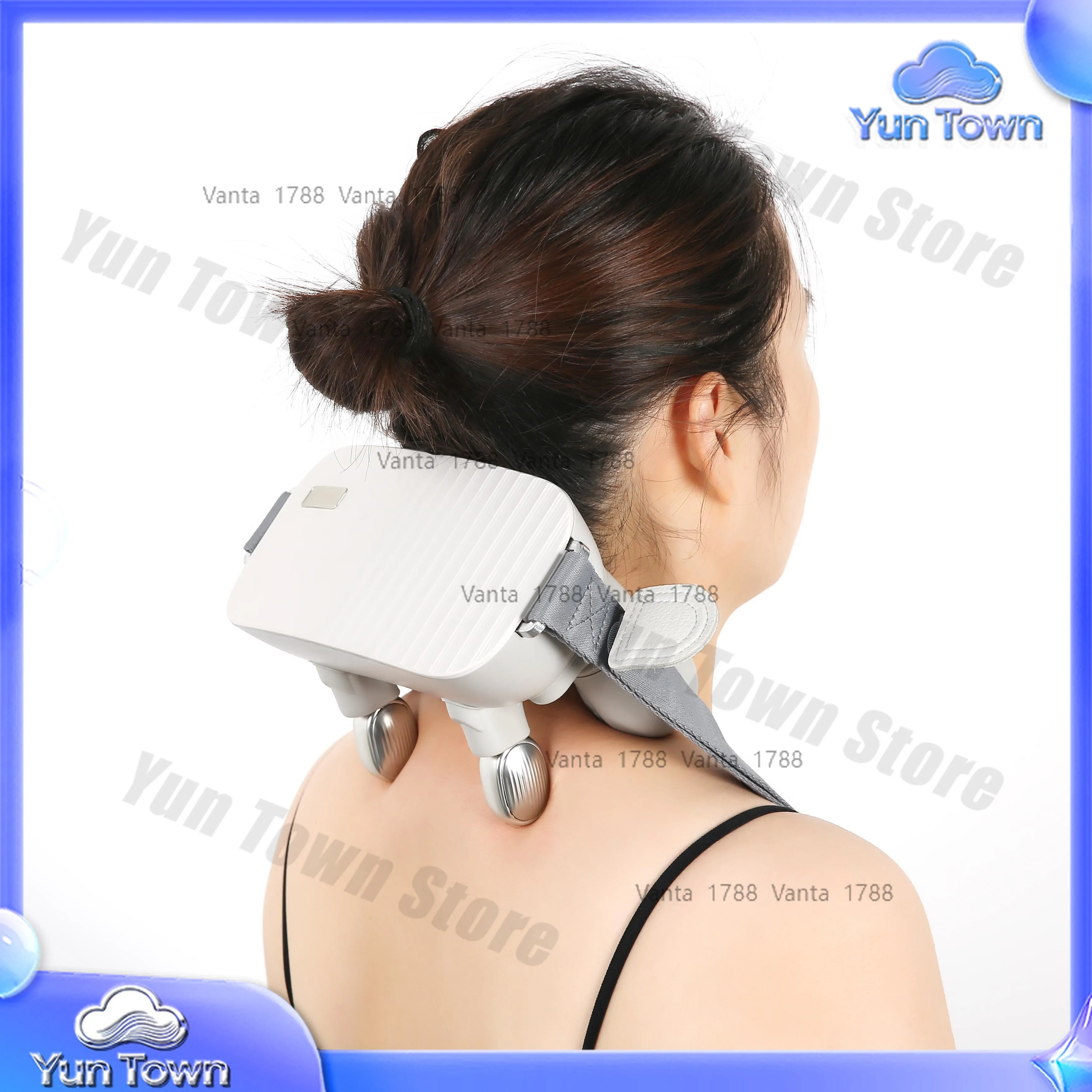 3d kneading shoulder and neck mass-ager vibration shiatsu back neck and shoulder mass-age body and neck mass-ager