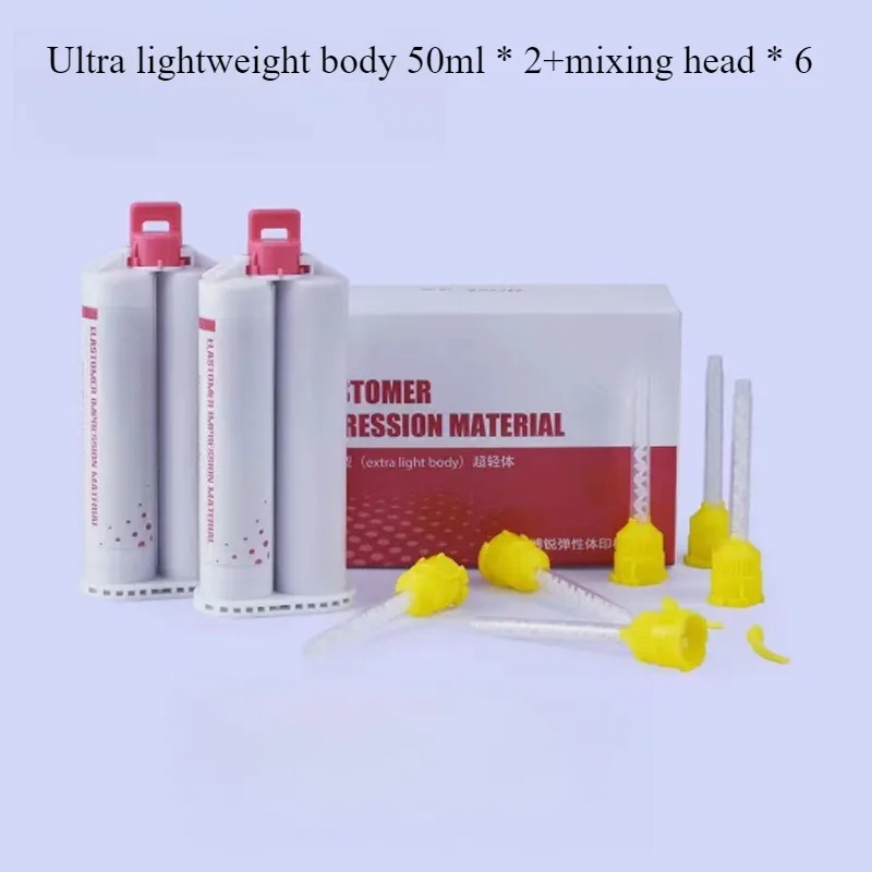 Dentistry Impression Light Silicon Rubber Elastomer Dental Injection Molding Oral Cavity Putty Light Body Bite Self Coagulation