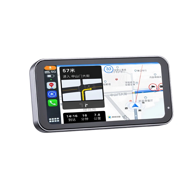 SJCAM RD10 All-in-one Creen Projection Navigation การบันทึกหน้าจอสัมผัส 5G wifi สนับสนุน CarPlay อัตโนมัติสําหรับรถจักรยานยนต์ขี่