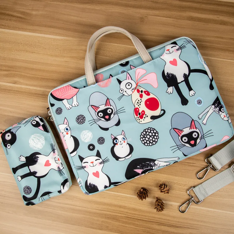 

For Apple Huawei 14 Diagonal Laptop 13.3 16 Handbag 11 12 Cartoon 15.6 Inches Briefcase