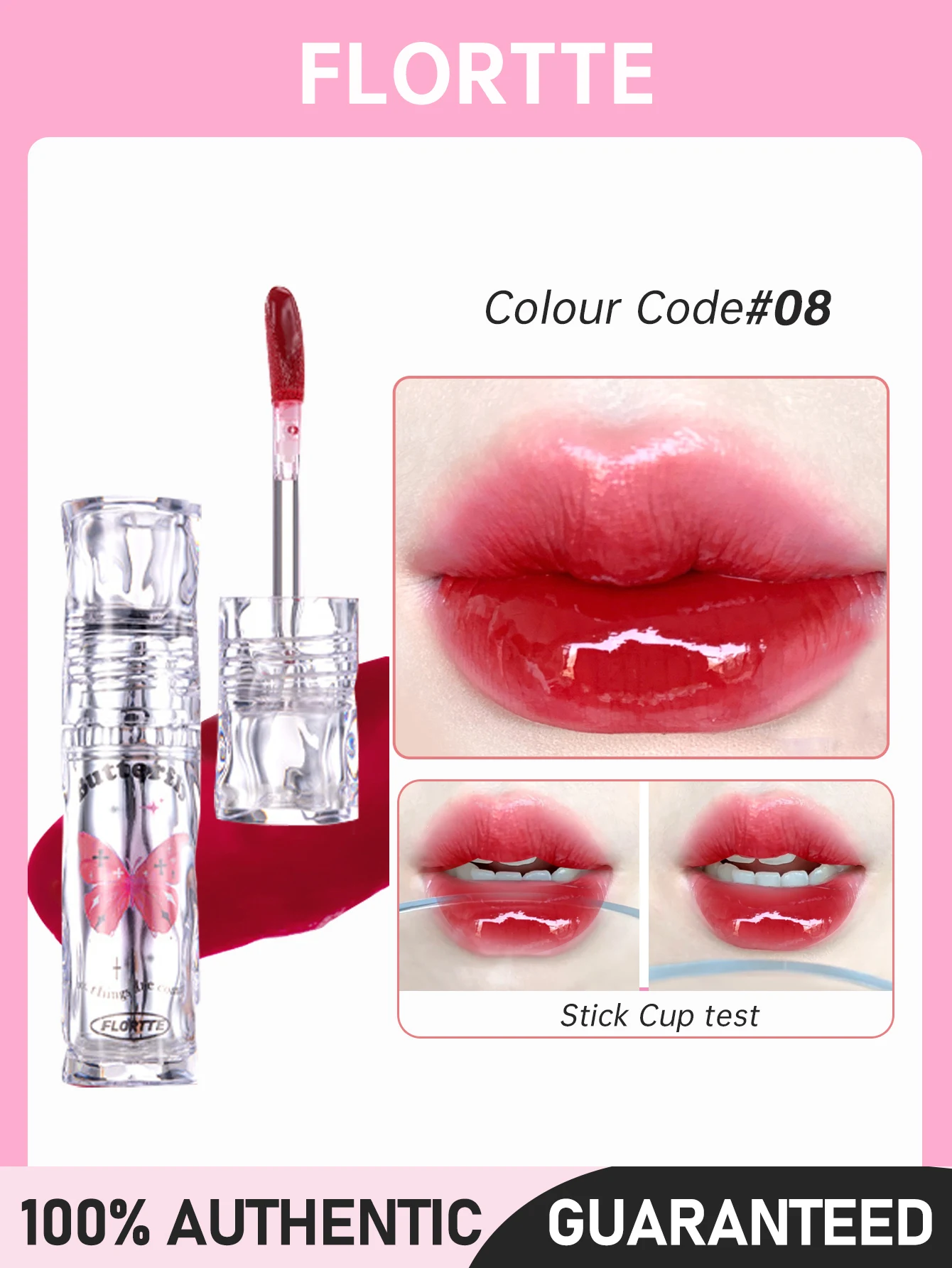 フランテルナシリーズリップラッカー、可愛い、2.6g