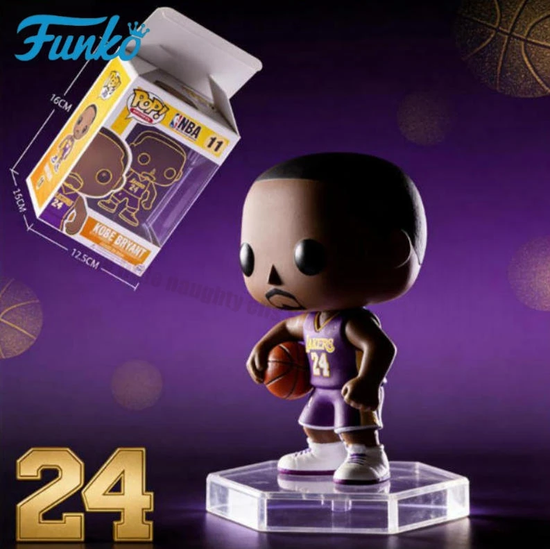 Mejor Vendedor Funko POP NBA Black Mamba Kobe Bryant # 11 Figuras coleccionables de vinilo de edición limitada, regalo de Navidad para coleccionistas de la NBA