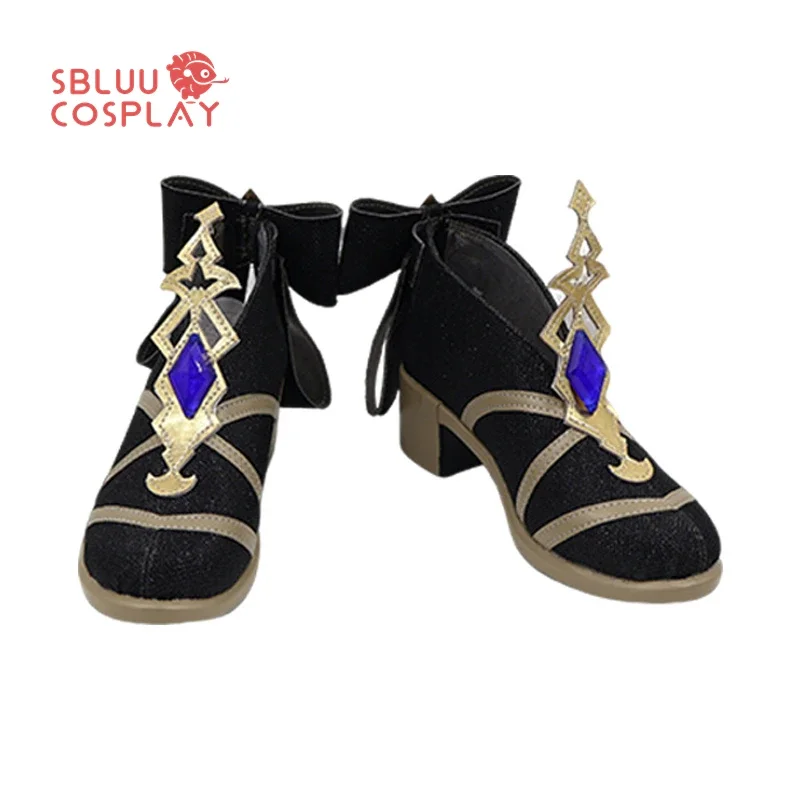 

SBluuCosplay Game Genshin Impact Navia Cosplay Shoes Custom Made Boots
