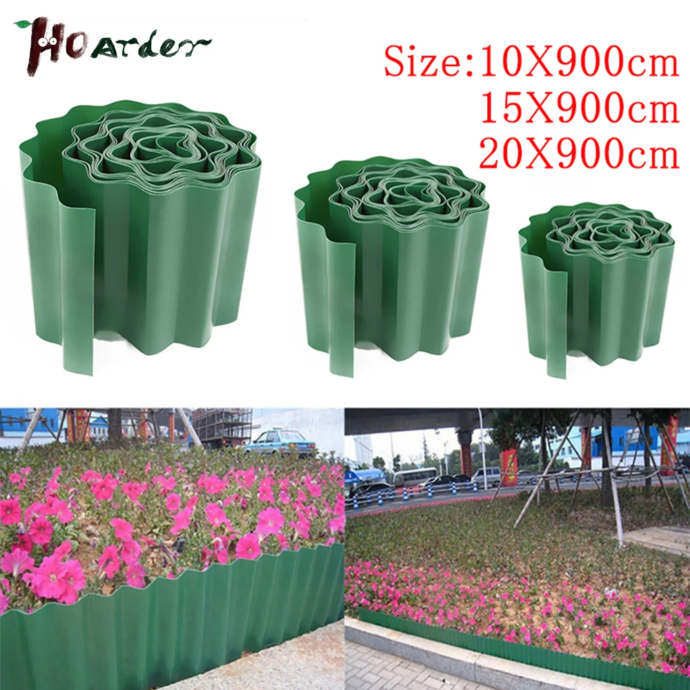 

10/15/20cmx9M Garden Lawn Border Fence Home Backyard Border Fence Garden Grass Edge Border Fence Wall Gardening Supplies