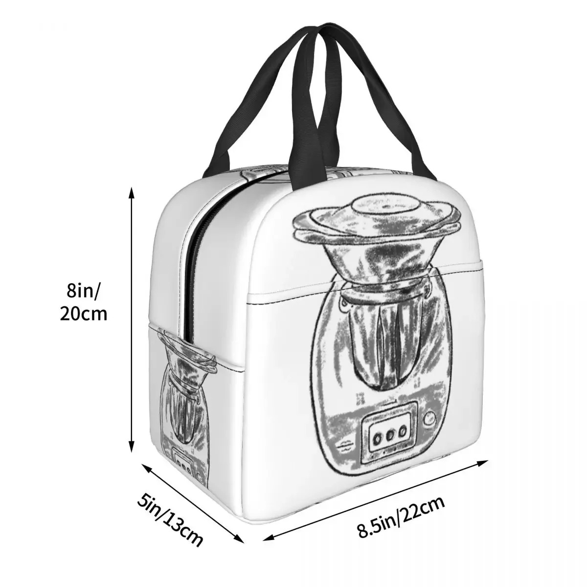 Thermomix Cauldron Kitchen Cooking Recipe Lunch Bags Insulated Bento Box Waterproof Lunch Tote Cooler Thermal Bag for Woman