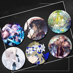 Hot Japanese Anime Fate Grand Order Button Pin Cartoon Character Fujimaru Ritsuka Cute Brooch Badge Fans Collect Friends Gifts