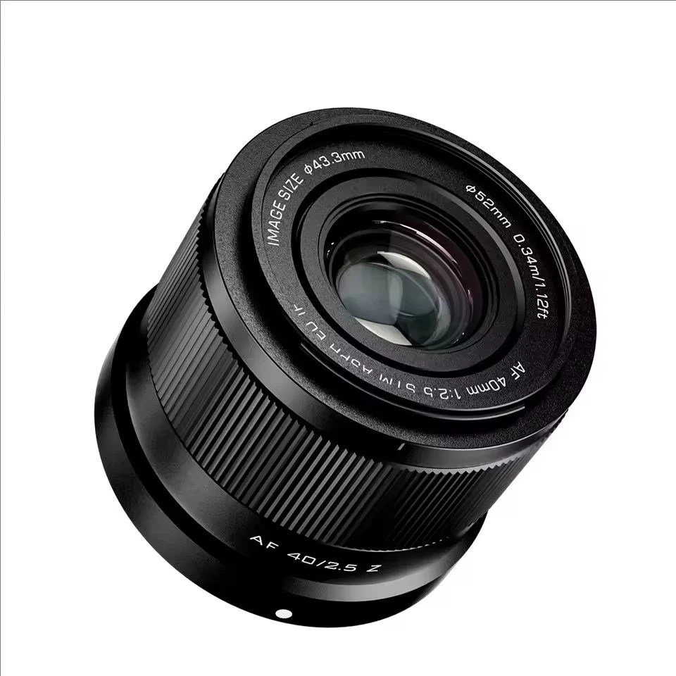 عدسة VILTROX 40 ملم F2.5 بإطار كامل لتركيز تلقائي لنيكون Z سوني E حامل الكاميرا - عدسة مدونة فيديو لنيكون Z6 Z7 سوني A7 A6400