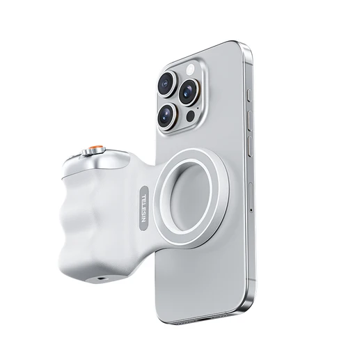 Agarre magnético para cámara de teléfono, disparo divertido con control remoto desmontable expandible para iPhone Android