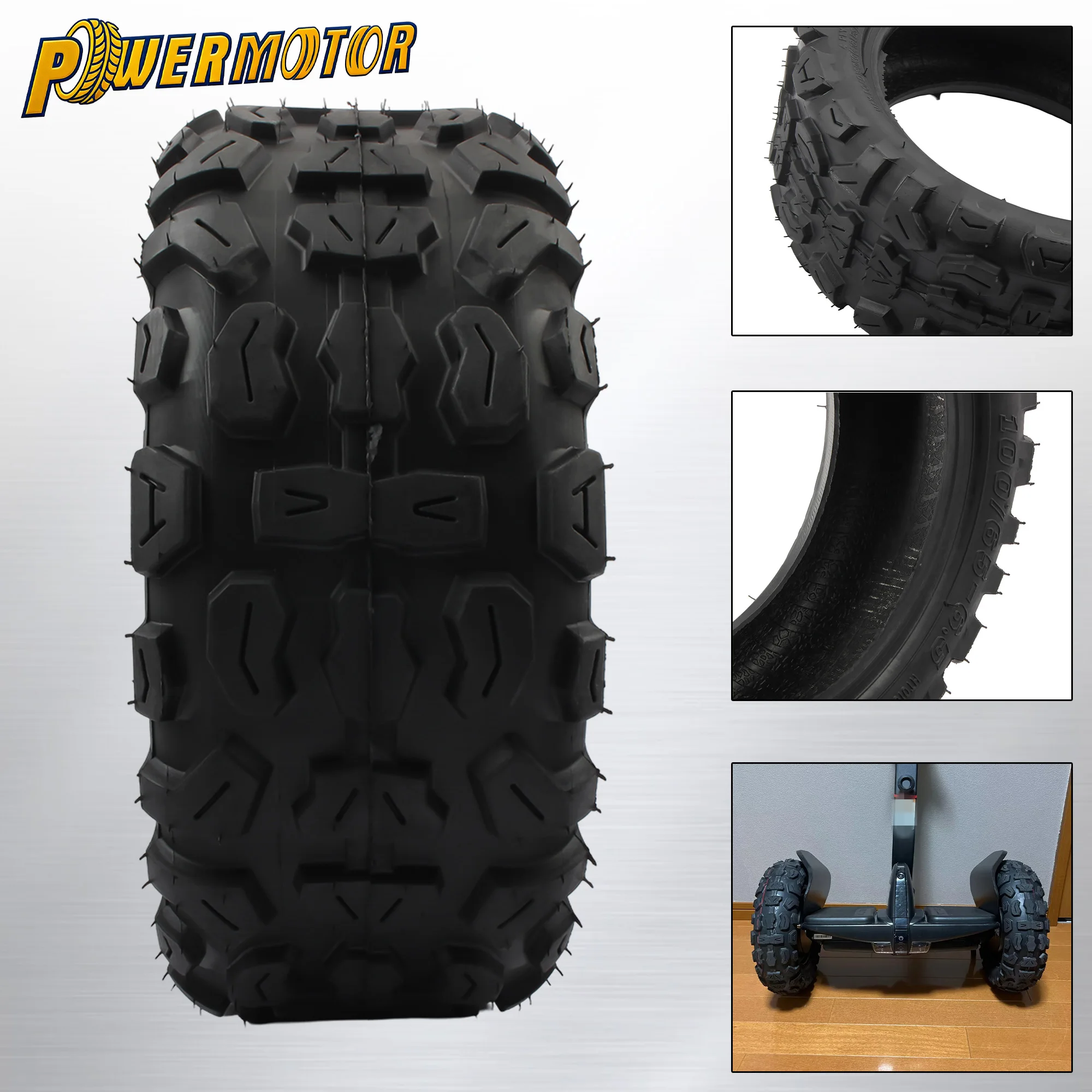 

11 Inch Electric Scooter Tubeless Tire Anti Skid Off Road Thickened Rubber Vacuum Tire 100/65-6.5 Universal Replacement Parts