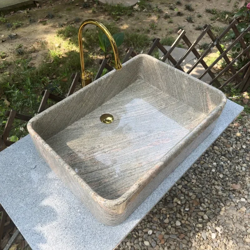 Natural stone countertop basin marble laundry pool pool courtyard garden wash basin art basin large size