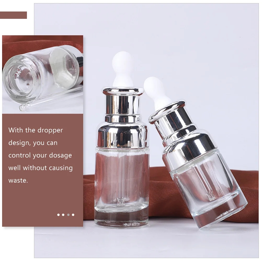 مجموعة زجاجات قطارة مكونة من 3 قطع من عينة عطور الزيوت العطرية وإكسسوارات السفر سهلة التنظيف وقابلة لإعادة الاستخدام وزجاجات الزيوت العطرية للمحبي بنفسك #2