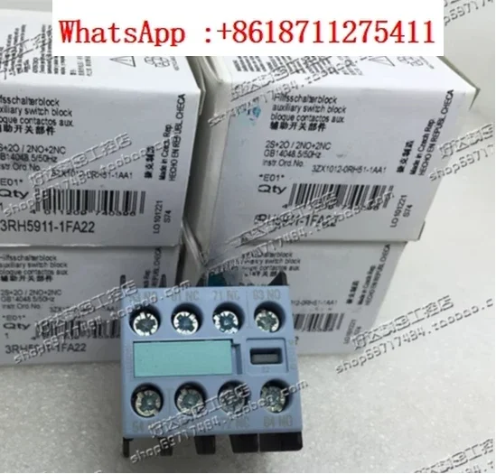 

New original genuine contactor auxiliary contact 3RH5911-1FA22 2 open 2 close