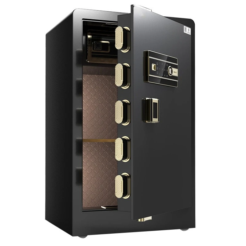 Household small fingerprint safe 45/60CM anti-theft office clip 10,000 bedside safe deposit box