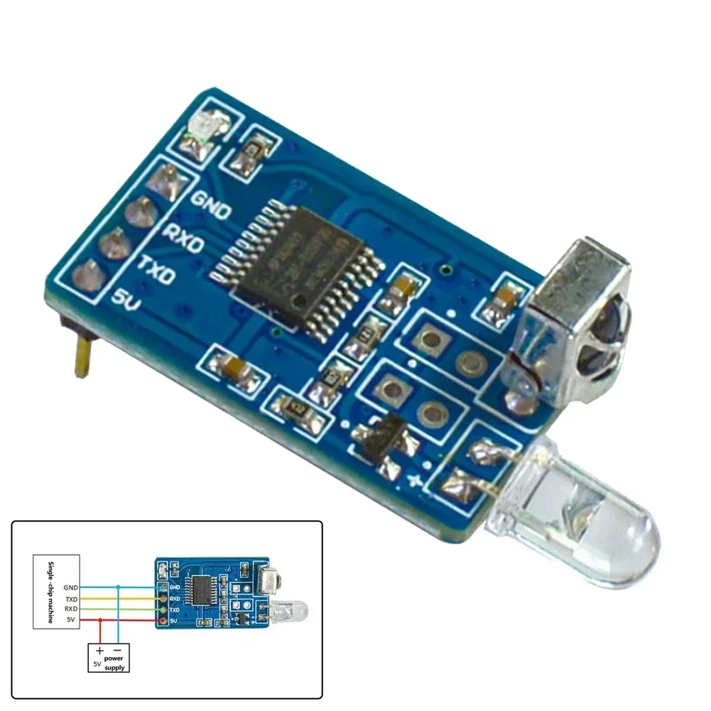 YS-IRTM Infrared Decoding Module NEC Encoding Chips Infrared Wireless Communication Control IRTM For TVs Set -top Boxes DVDs