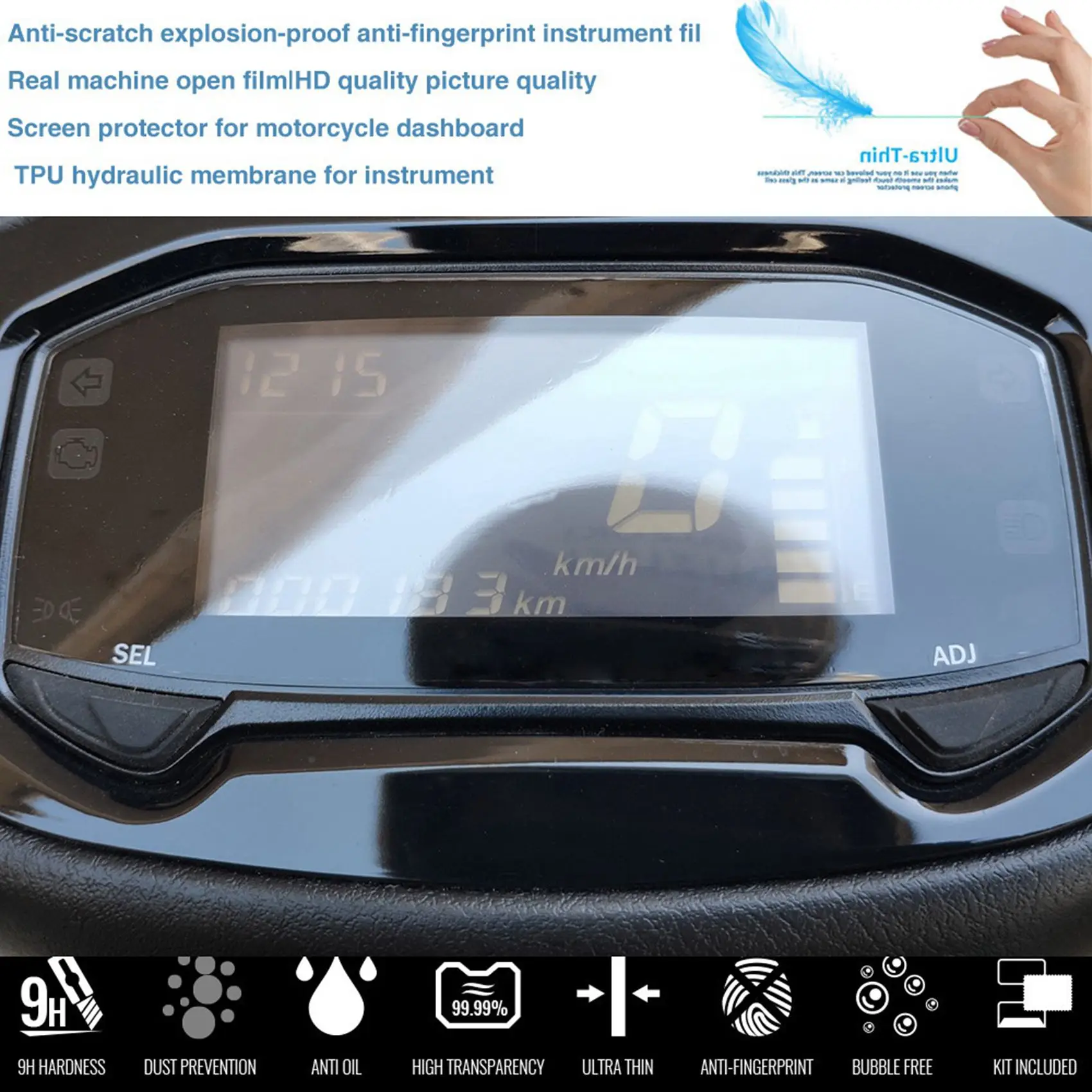 

4X Motorcycle Cluster Scratch Protection Film Screen Protector For Suzuki GSXR 150 UY125 Swing GSX125 GSX-R150 GIXXER155