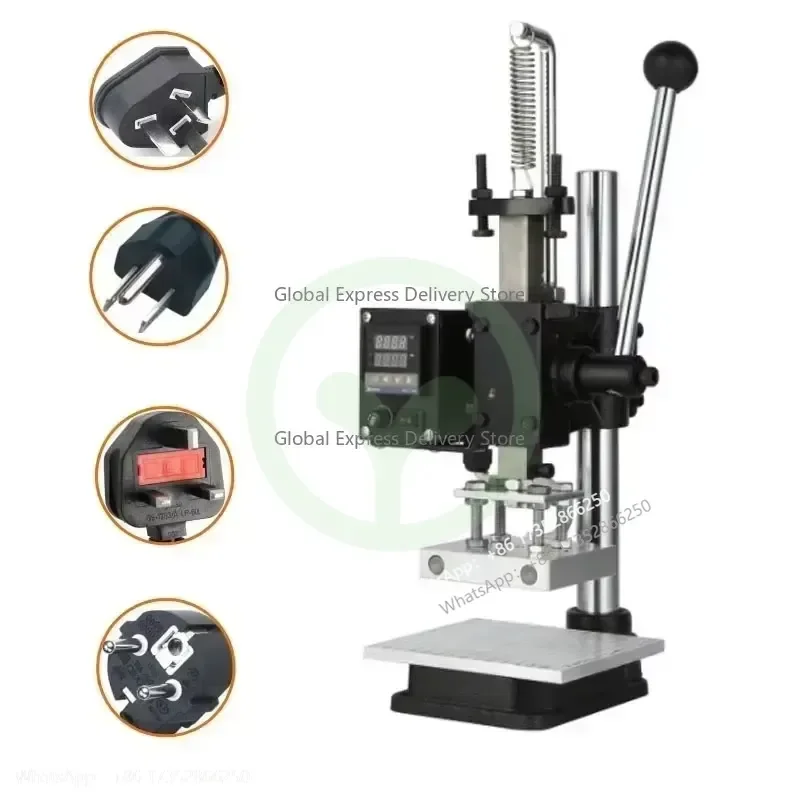 Hot Foil Stamping Machine Leather Embossing Heat Press Tool for Gold Logo Stamping