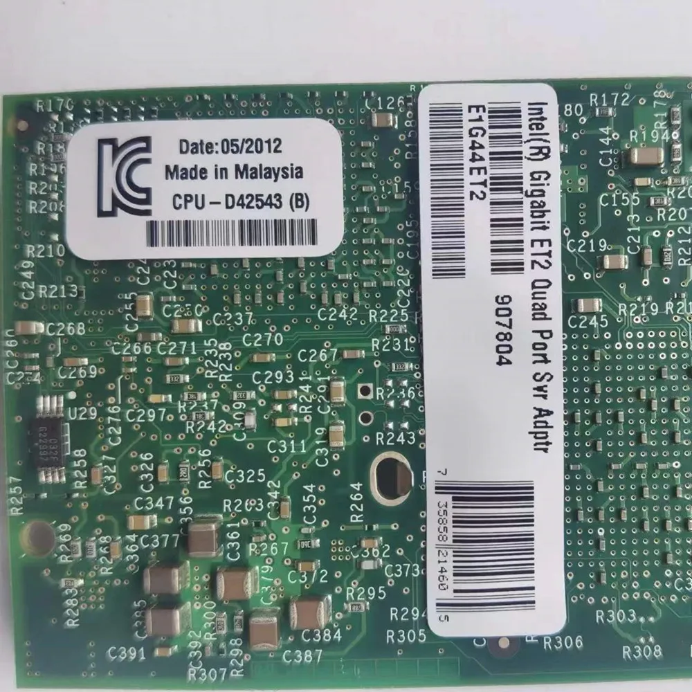 Y Store Per INTEL Blu 82576GB E1G44ET Adattatore di rete Gigabit a quattro porte Server Porta elettrica Ethernet a tutta altezza