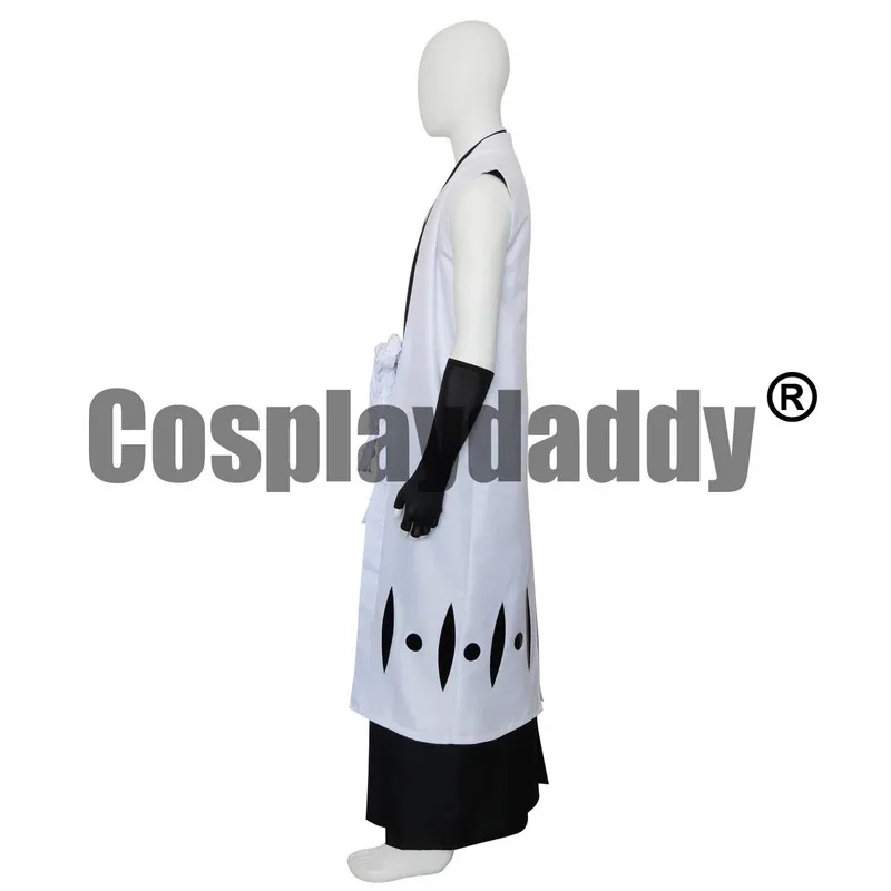 

ff34BLEACH Gotei 13 9th Division Captain Kensei Muguruma Cosplay Costume Shinigami Visored Kimono Outfit